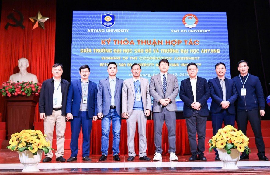 NTC CÙNG ĐẠI HỌC SAO ĐỎ KÝ HỢP TÁC ĐẠI HỌC ANYANG HÀN QUỐC