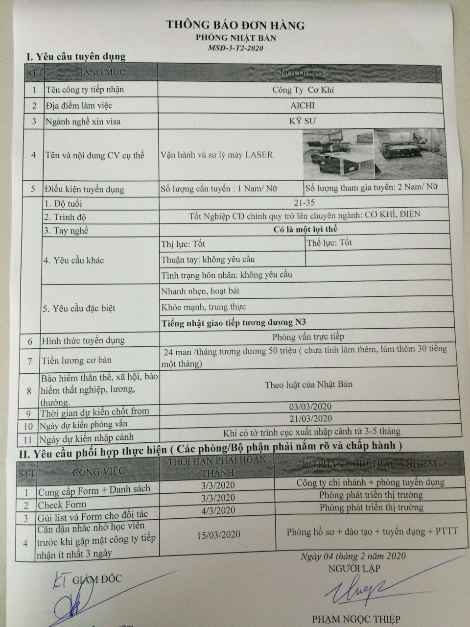 don co khi dien tieng n3