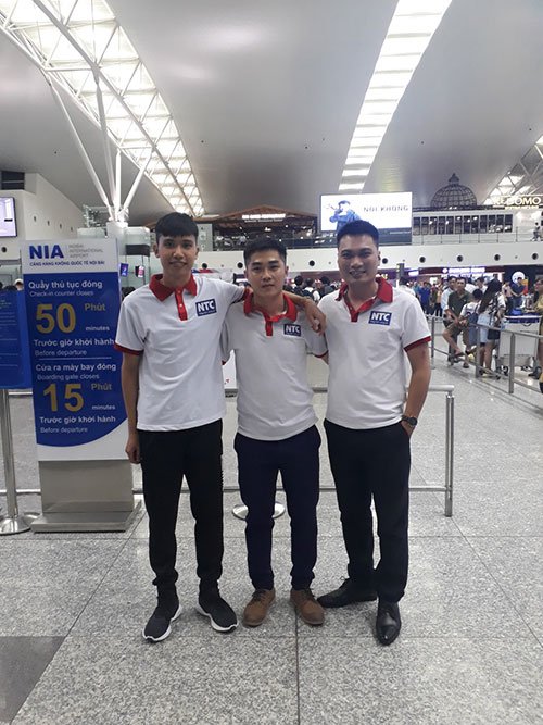 3 Kỹ sư đã xuất cảnh ngày 19/11/2018
