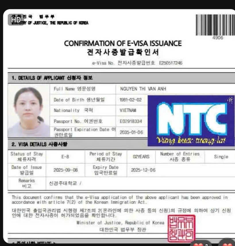 CẢNH BÁO LỪA ĐẢO LAO ĐỘNG THỜI VỤ HÀN QUỐC VISA E8